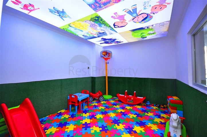 Меблированная квартира с двумя спальнями в Махмутларе