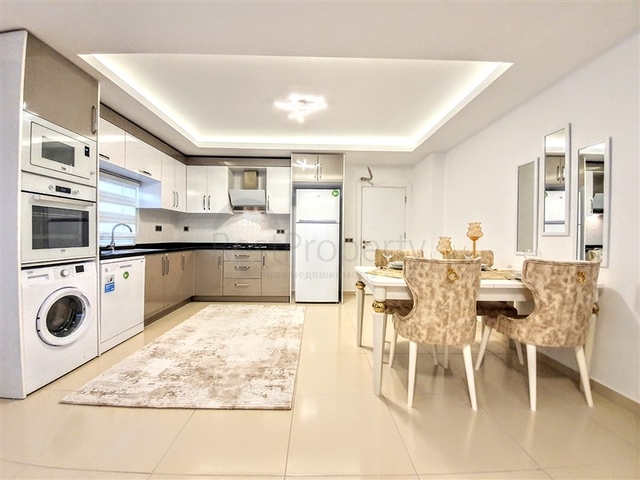 Меблированная квартира с двумя спальнями в Махмутларе