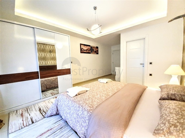 Меблированная квартира с двумя спальнями в Махмутларе