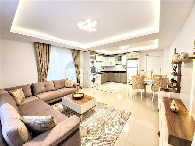 Меблированная квартира с двумя спальнями в Махмутларе