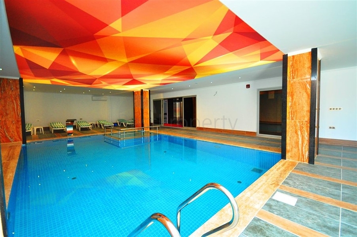 Меблированная квартира с двумя спальнями в Махмутларе