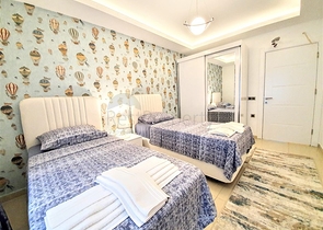 Меблированная квартира с двумя спальнями в Махмутларе