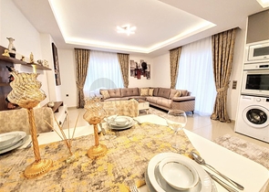 Меблированная квартира с двумя спальнями в Махмутларе