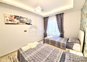 Меблированная квартира с двумя спальнями в Махмутларе