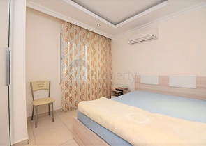 Меблированная квартира с тремя спальнями в Авсалларе