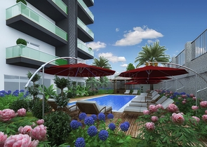 Новый жилой комплекс в районе Авсаллар