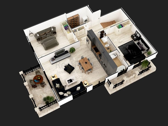 Квартиры в новом комплексе района Махмутлар