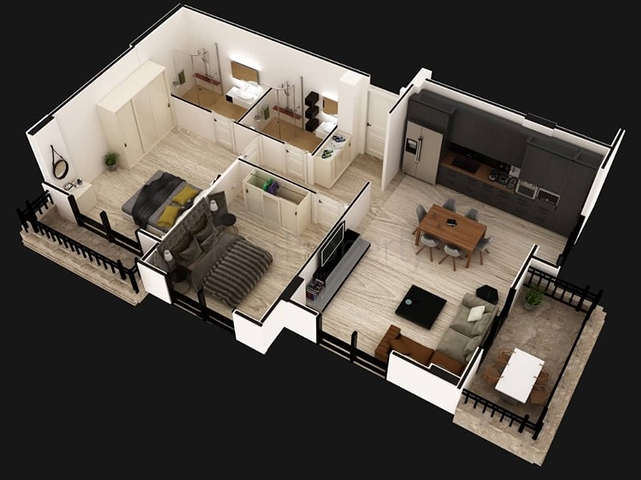 Квартиры в новом комплексе района Махмутлар