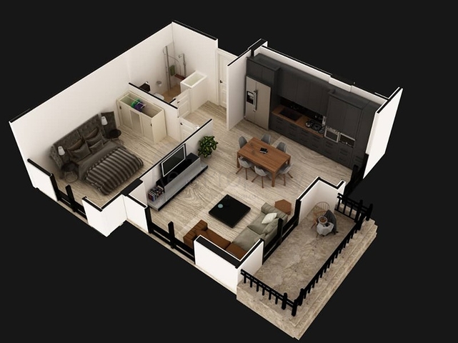 Квартиры в новом комплексе района Махмутлар