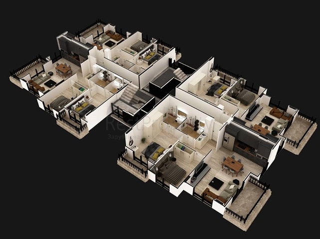 Квартиры в новом комплексе района Махмутлар