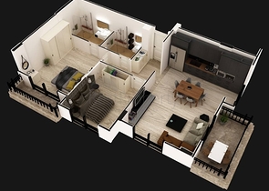 Квартиры в новом комплексе района Махмутлар