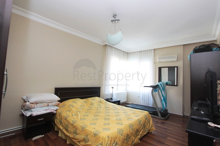 Квартира 3+1 с видом на море в Коньяалты Анталья 100 м до пляжей