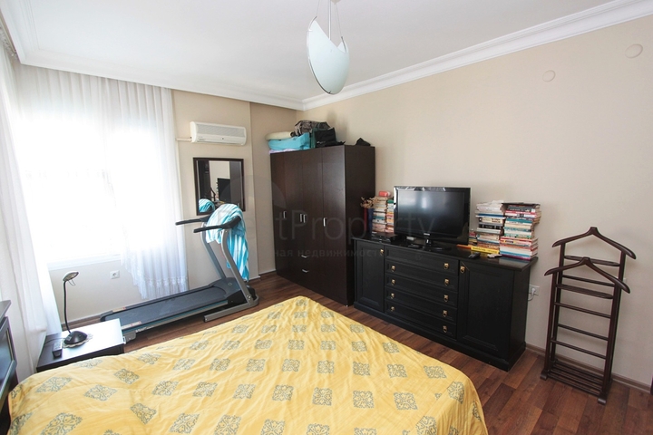 Квартира 3+1 с видом на море в Коньяалты Анталья 100 м до пляжей