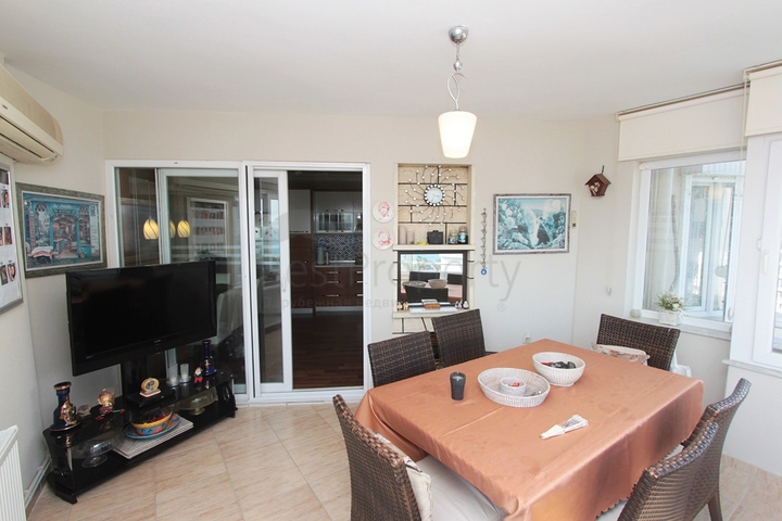 Квартира 3+1 с видом на море в Коньяалты Анталья 100 м до пляжей