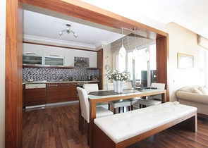 Квартира 3+1 с видом на море в Коньяалты Анталья 100 м до пляжей