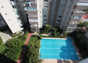 Квартира 3+1 с видом на море в Коньяалты Анталья 100 м до пляжей