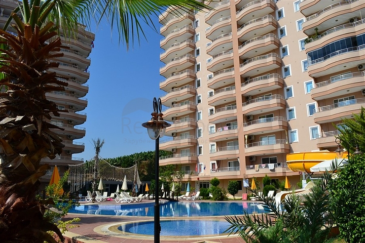 Меблированная квартира с двумя спальнями в Махмутларе