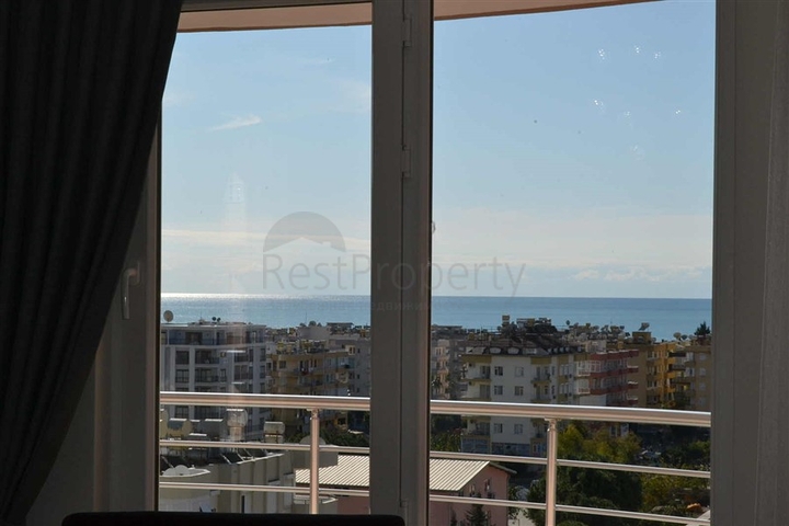 Меблированная квартира с двумя спальнями в Махмутларе