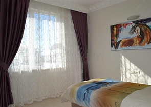 Меблированная квартира с двумя спальнями в Махмутларе