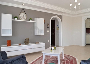 Меблированная квартира с двумя спальнями в Махмутларе