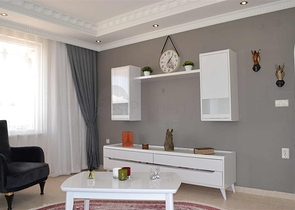 Меблированная квартира с двумя спальнями в Махмутларе