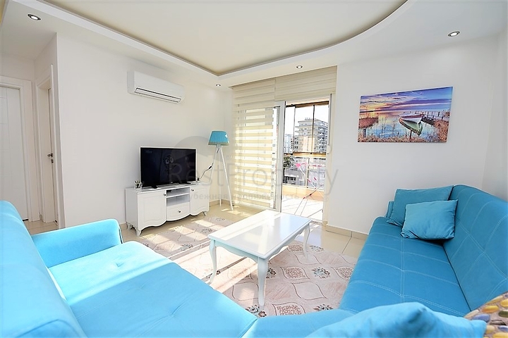 Меблированная квартира с одной спальней в Махмутларе