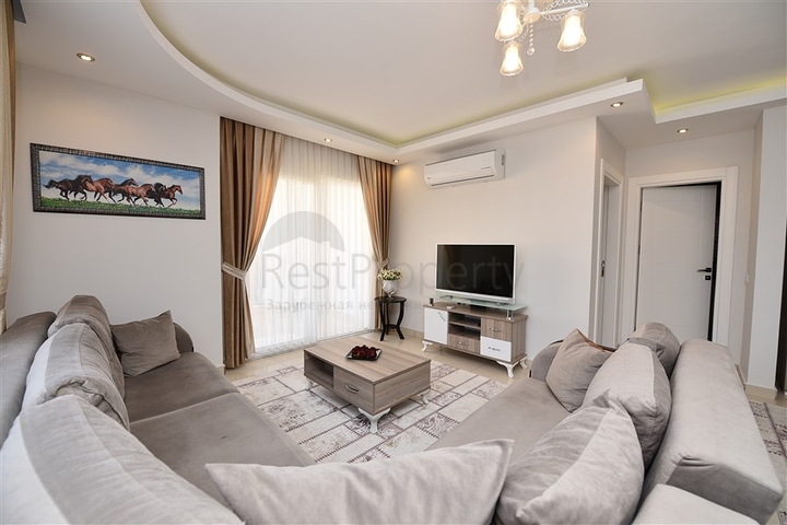 Двухкомнатная квартира с мебелью в Махмутларе