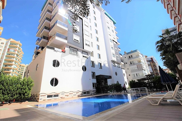 Двухкомнатная квартира с мебелью в Махмутларе