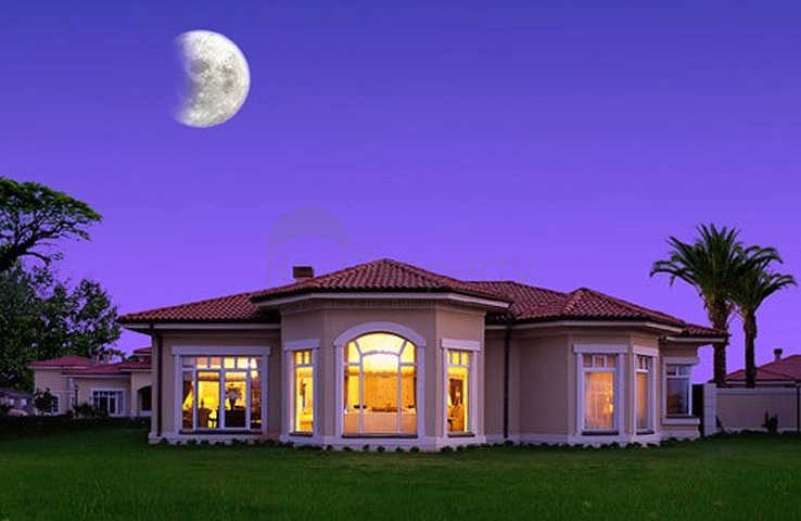 Вилла 5+1 с отдельным садом в комплексе Дошемеальты Анталья