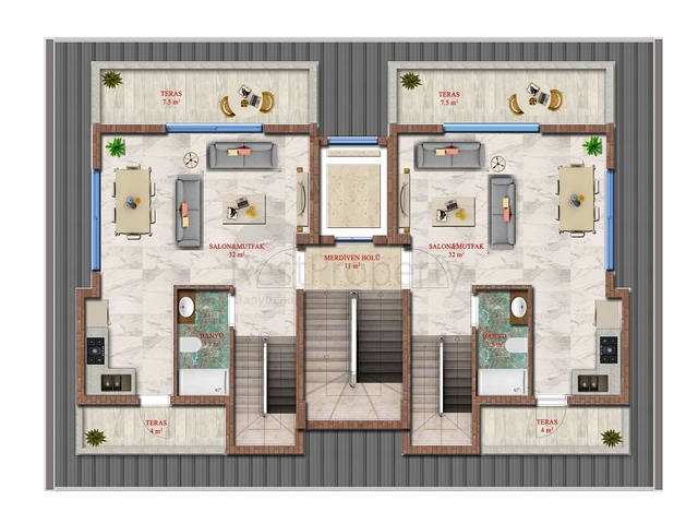 Квартиры в новом комплексе района Кестель