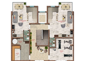 Квартиры в новом комплексе района Кестель