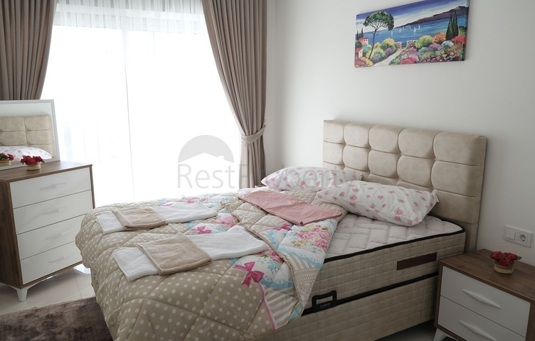 Трехкомнатная квартира с мебелью в Махмутларе