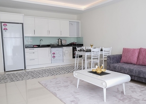 Трехкомнатная квартира с мебелью в Махмутларе