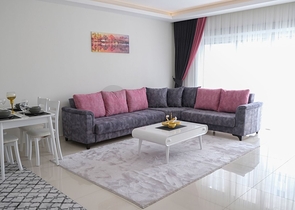 Трехкомнатная квартира с мебелью в Махмутларе