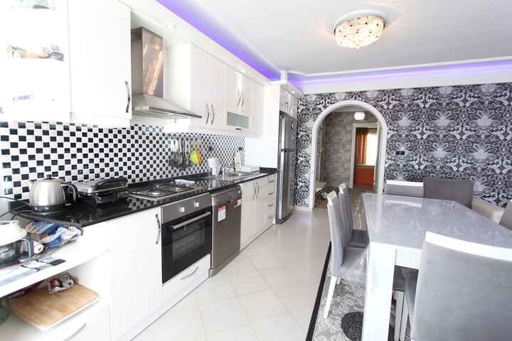 Трехкомнатные квартиры с мебелью в Махмутларе