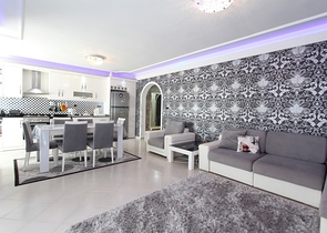 Трехкомнатные квартиры с мебелью в Махмутларе