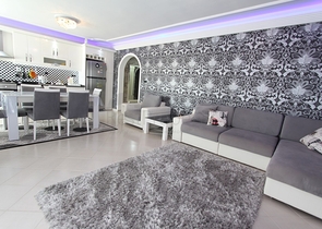 Трехкомнатные квартиры с мебелью в Махмутларе