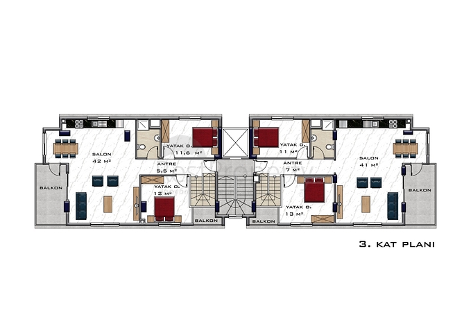 Квартиры и пентхаусы в новом жилом комплексе
