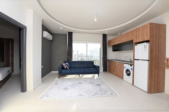 Меблированная квартира планировки 1+1 в Махмутларе