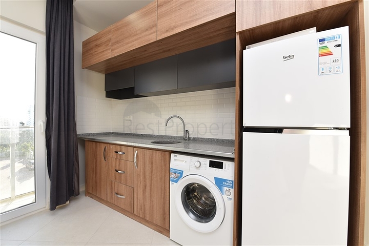 Меблированная квартира планировки 1+1 в Махмутларе