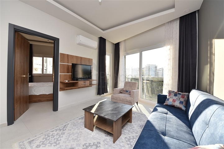 Меблированная квартира планировки 1+1 в Махмутларе