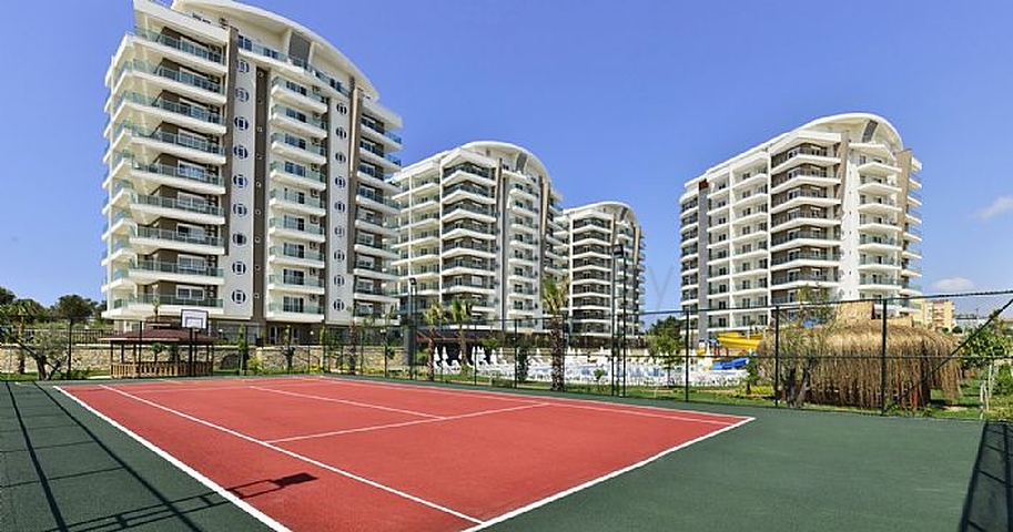 Двухкомнатная квартира в современном комплексе в Авсалларе