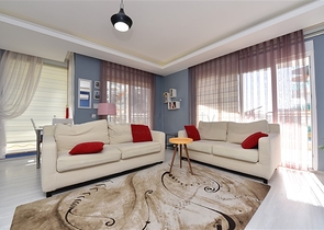 Трехкомнатная квартира с мебелью в Авсалларе