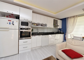 Трехкомнатная квартира с мебелью в Авсалларе