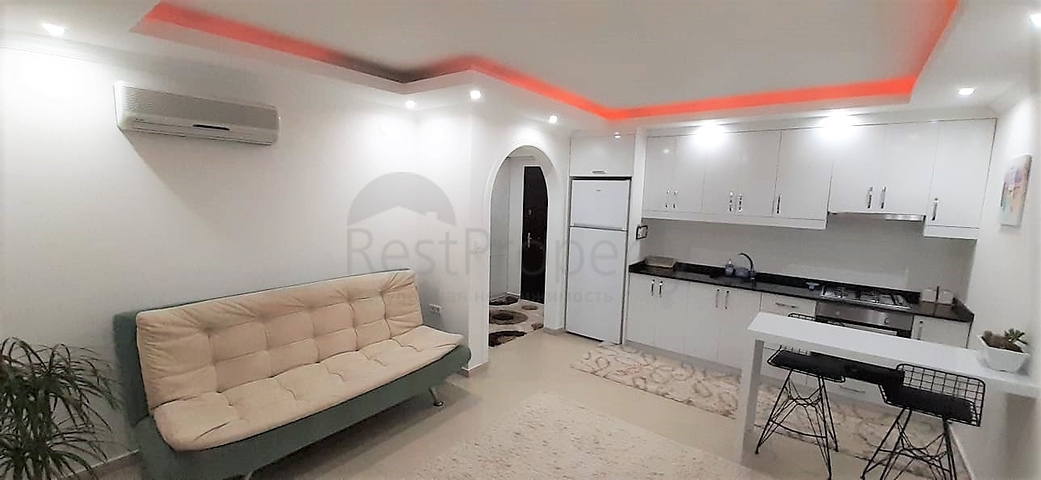 Меблированная квартира планировки 1+1 в Махмутларе