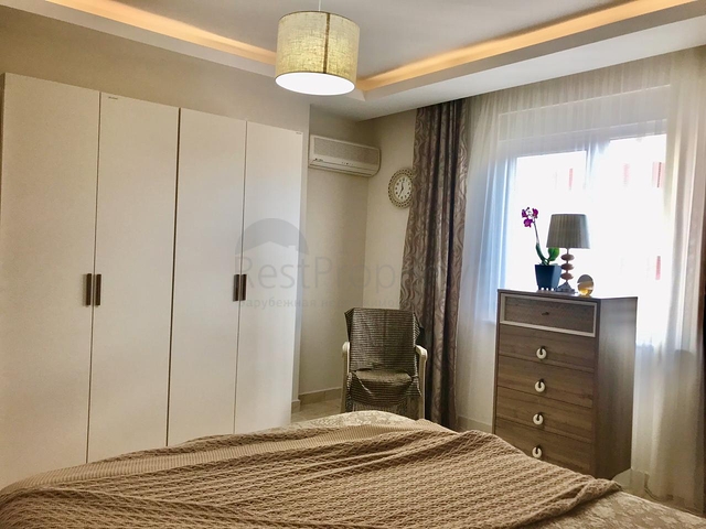 Двухкомнатная квартира с мебелью в районе Махмутлар