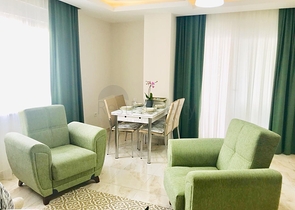 Двухкомнатная квартира с мебелью в районе Махмутлар