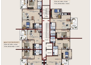 Квартиры и пентхаусы в новом жилом комплексе Махмутлара