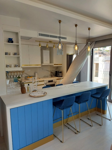 Комплекс современных вилл на берегу Эгейского моря в Бодруме