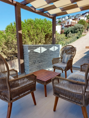 Комплекс современных вилл на берегу Эгейского моря в Бодруме